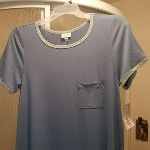 NWT Lularoe Blue / Seafoam Medium Carly